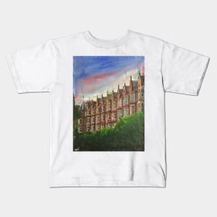 Edinburgh, Dusky Bruntsfield Kids T-Shirt